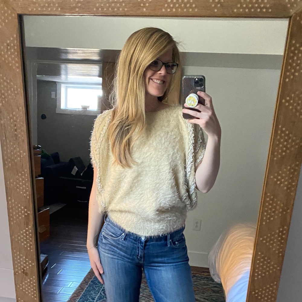 Cream Boho Sweater